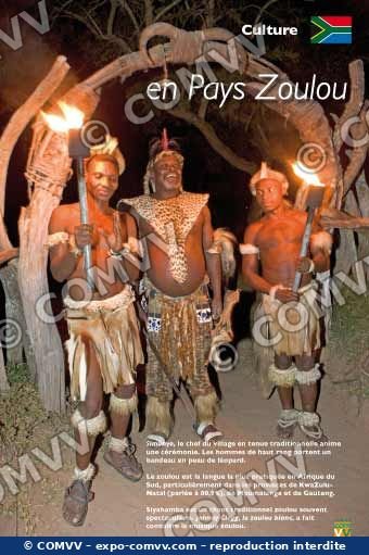 Panneau de l'exposition Afrique du Sud