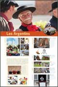 Panneau de l'exposition Argentine