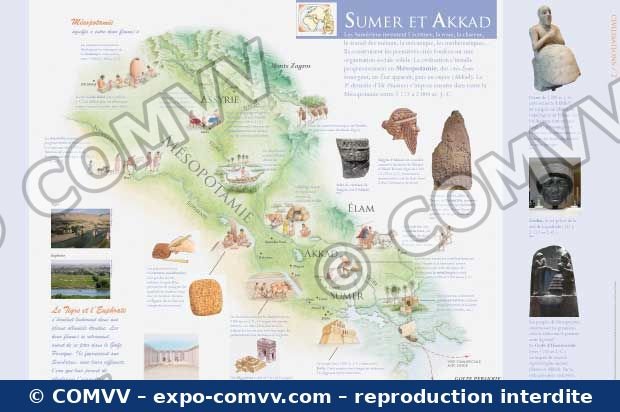 Panneau de l'exposition Civilisations