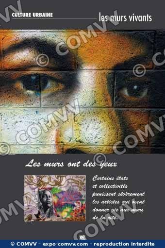 Panneau de l'exposition Culture urbaine