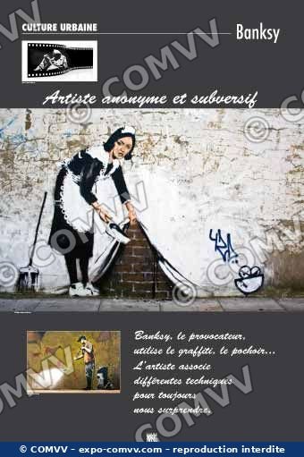 Panneau de l'exposition Culture urbaine