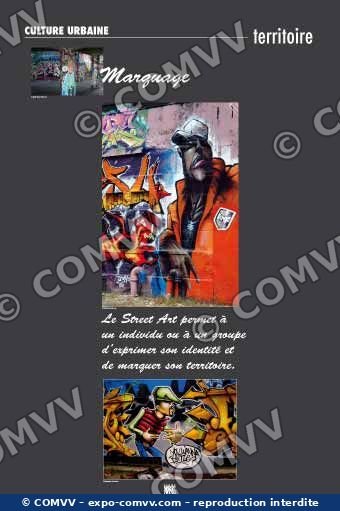 Panneau de l'exposition Culture urbaine