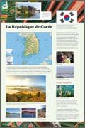 Panneau de l'exposition Coree du Sud