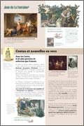 Panneau de l'exposition Jean de La Fontaine
