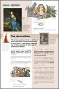 Panneau de l'exposition Jean de La Fontaine