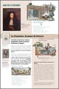 Panneau de l'exposition Jean de La Fontaine