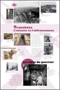 Panneau de l'exposition Premiere Guerre mondiale 1914-1918