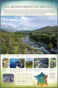 Panneau de l'exposition Biodiversite en France