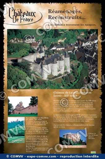 Panneau de l'exposition Châteaux de France