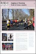Panneau de l'exposition Courir - Course a pied