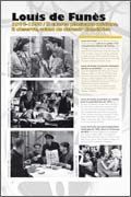 Panneau de l'exposition Louis de Funes