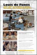 Panneau de l'exposition Louis de Funes