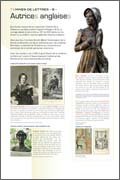 Panneau de l'exposition Femmes de lettres