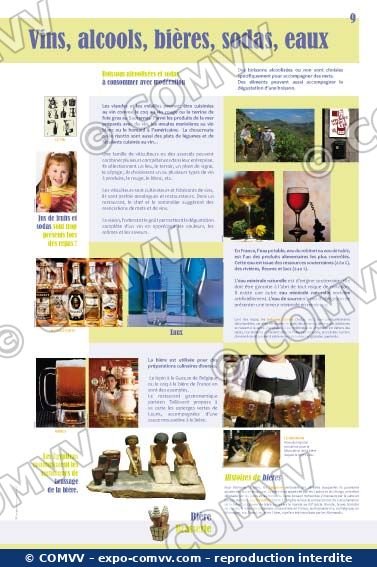 Panneau de l'exposition Gastronomie