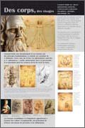 Panneau de l'exposition Leonard de Vinci