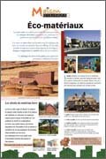 Panneau de l'exposition Maison ecologique