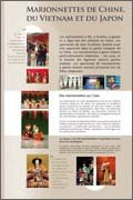 Panneau de l'exposition Marionnettes