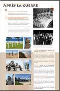 Panneau de l'exposition Seconde Guerre mondiale 1939-1945