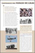 Panneau de l'exposition Seconde Guerre mondiale 1939-1945