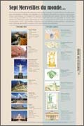 Panneau de l'exposition Les Sept merveilles du Monde