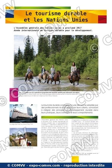 Panel from the exhibition Sustainable Tourism