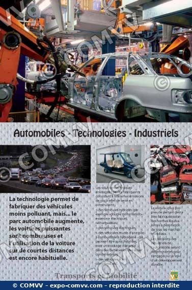Panneau de l'exposition Transports et mobilité