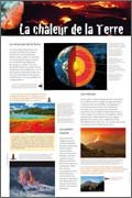Panneau de l'exposition Volcans et seismes