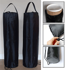 Housse avec tube pour exposition